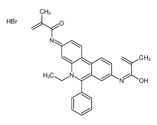 5-乙基-3,8-二(甲基丙烯酰氨基)-6-苯基菲啶鎓溴化物