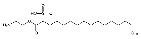 1-(2-aminoethoxy)-1-oxohexadecane-2-sulfonic acid