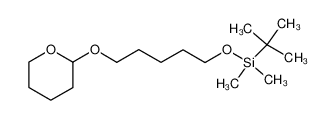tert-butyldimethyl[5-(tetrahydropyran-2-yloxy)pentyloxy]silane 112906-40-8