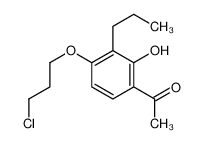 1-[4-(3-chloropropoxy)-2-hydroxy-3-propylphenyl]ethanone图片