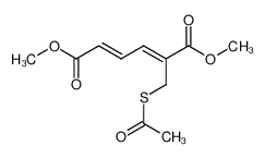 (2Z,4E)-2-Acetylsulfanylmethyl-hexa-2,4-dienedioic acid dimethyl ester