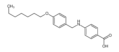 4-[(4-heptoxyphenyl)methylamino]benzoic acid 61440-55-9