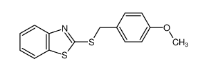 2-((4-methoxybenzyl)thio)benzo[d]thiazole 100498-97-3