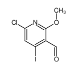 6-chloro-4-iodo-2-methoxy-3-pyridinecarboxaldehyde 144290-13-1