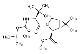 (1R,2S,5S)-3-[(2S)-2-[[叔丁氧羰基]氨基]-3,3-二甲基-1-氧代丁基]-6,6-二甲基-3-氮杂双环[3.1.0]己烷-2-羧酸甲酯