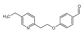4-[2-(5-ethylpyridin-2-yl)ethoxy]benzaldehyde 114393-97-4