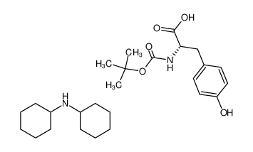 N-((叔-丁氧基)羰基)-L-酪氨酸与二环己胺的化合物(1:1)