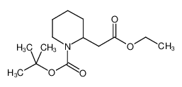tert-butyl 2-(2-ethoxy-2-oxoethyl)piperidine-1-carboxylate 118667-62-2