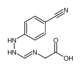 106648-35-5 2-[[2-(4-cyanophenyl)hydrazinyl]methylideneamino]acetic acid
