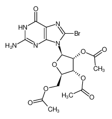 2',3',5-三-O-乙酰基-8-溴鸟苷