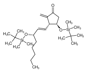 83058-84-8 (1S,3R,4R)-4-t-butyldimethylsilyloxy-3-[(1E,3S)-3-t-butyldimethylsilyloxy-1-octenyl]-2-methylene-1-cyclopentanone