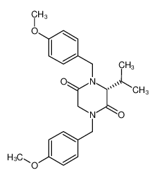 (3R)-1,4-bis[(4-methoxyphenyl)methyl]-3-propan-2-ylpiperazine-2,5-dione 205517-34-6