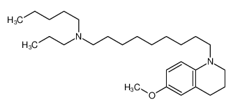 9-(6-methoxy-3,4-dihydroquinolin-1(2H)-yl)-N-pentyl-N-propylnonan-1-amine