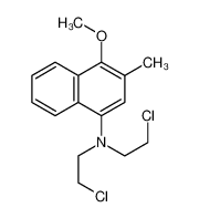 N,N-bis(2-chloroethyl)-4-methoxy-3-methylnaphthalen-1-amine 17692-54-5