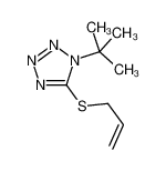 1-tert-butyl-5-prop-2-enylsulfanyltetrazole 87996-17-6