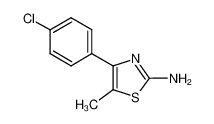 4-(4-chlorophenyl)-5-methyl-1,3-thiazol-2-amine 82632-77-7