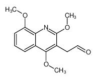2-(2,4,8-trimethoxyquinolin-3-yl)acetaldehyde 827303-67-3