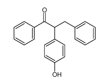 2-(4-hydroxyphenyl)-1,3-diphenylpropan-1-one 111865-62-4