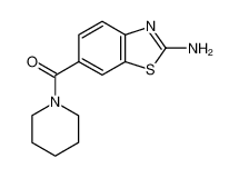 (2-amino-1,3-benzothiazol-6-yl)-piperidin-1-ylmethanone