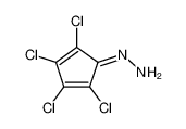(2,3,4,5-tetrachlorocyclopenta-2,4-dien-1-ylidene)hydrazine 17581-52-1