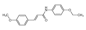 4-methoxy-cinnamic acid p-phenetidide 19186-87-9