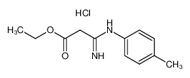 ethyl N-(4-tolyl)amidinoacetate hydrochloride 122380-11-4