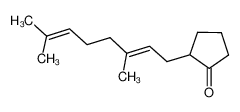 2-[(2E)-3,7-dimethylocta-2,6-dienyl]cyclopentan-1-one 68133-79-9