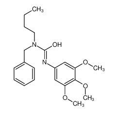 1-benzyl-1-butyl-3-(3,4,5-trimethoxyphenyl)urea 88451-16-5