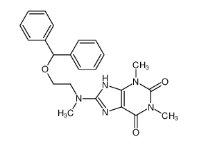8-[2-(二苯基甲氧基)-N-甲基乙基氨基]-1,3-二甲基黄嘌呤