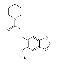 2-methoxy-4,5-methylenedioxy-trans-cinnamoyl piperidide 67879-91-8
