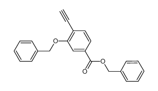 3-benzyloxy-4-ethynylbenzoic acid benzyl ester 318262-67-8