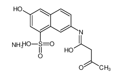azanium,3-hydroxy-7-(3-oxobutanoylamino)naphthalene-1-sulfonate 61750-18-3