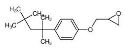 2-[[4-(2,4,4-trimethylpentan-2-yl)phenoxy]methyl]oxirane 5904-85-8