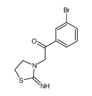 1-(3-bromo-phenyl)-2-(2-imino-thiazolidin-3-yl)-ethanone 802553-61-3