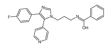 N-{3-[4-(4-Fluorophenyl)-5-(4-pyridinyl)-1H-imidazol-1-yl]propyl} benzamide