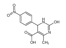 6-methyl-4-(4-nitrophenyl)-2-oxo-3,4-dihydro-1H-pyrimidine-5-carboxylic acid 356566-57-9