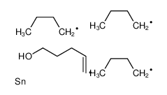 123314-19-2 structure, C17H38OSn