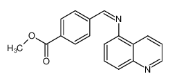 methyl 4-[(5-quinolinylimino)methyl]benzoate 1202748-38-6