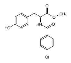 254899-76-8 (S)-methyl 2-(4-chlorobenzamido)-3-(4-hydroxyphenyl)propanoate