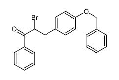 2-bromo-1-phenyl-3-(4-phenylmethoxyphenyl)propan-1-one 62437-21-2