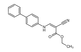ethyl 2-cyano-3-(4-phenylanilino)prop-2-enoate 904815-00-5