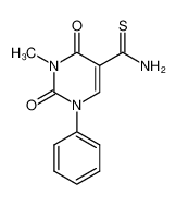 3-甲基-2,4-二氧代-1-苯基-1,2,3,4-四氢-5-嘧啶硫代亚胺甲酸