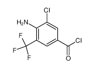 4-Amino-3-chloro-5-(trifluoromethyl)benzoyl chloride 63498-15-7