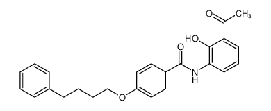 3-[4-(4-苯基丁氧基)苯甲酰基氨基]-2-羟基苯乙酮