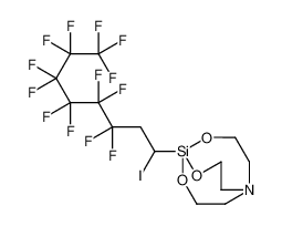 135587-15-4 structure, C14H15F13INO3Si