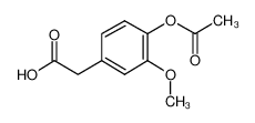2-(4-acetyloxy-3-methoxyphenyl)acetic acid 5447-38-1