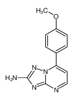 7-(4-甲氧基苯基)[1,2,4]噻唑并[1,5-a]-嘧啶-2-胺