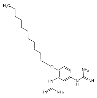 2-[5-(二氨基亚甲基氨基)-2-十二烷氧基苯基]胍