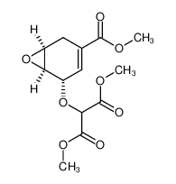 86863-49-2 methyl (1β,6β)-2β-(bis(methoxycarbonyl)methoxy)-7-oxabicyclo(4.1.0)hept-3-ene-4-carboxylate