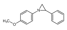 1-(4-methoxyphenyl)-2-phenylaziridine 64222-59-9